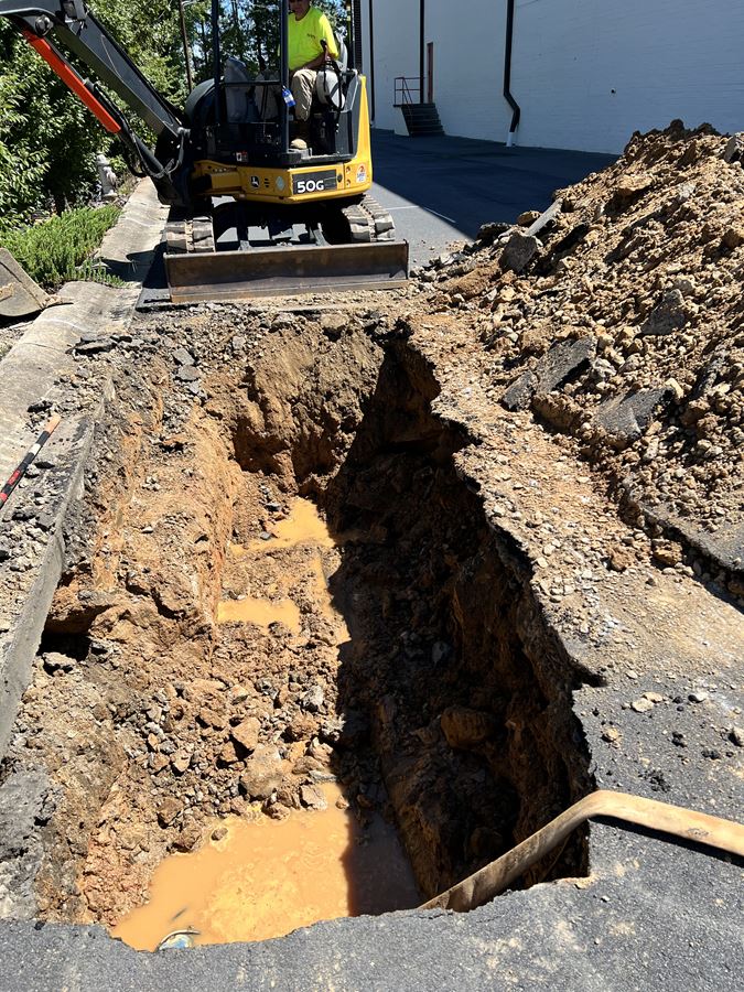 6 inch water main repair atlanta ga
