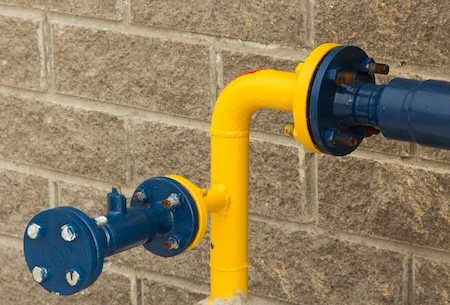 Gas line repair
